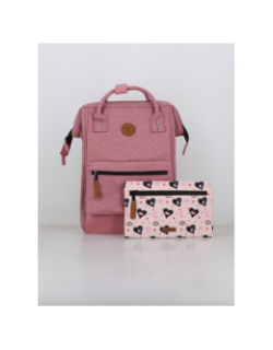 Sac à dos adventurer medium bari rose - Cabaïa