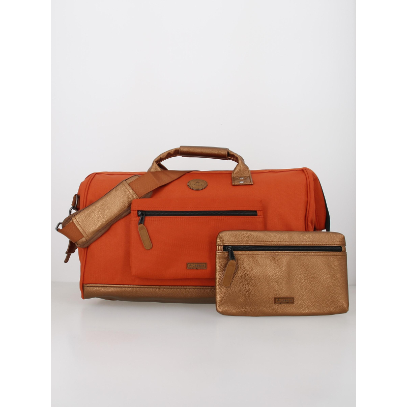 Sac de voyage duffle adventurer bogota orange - Cabaïa