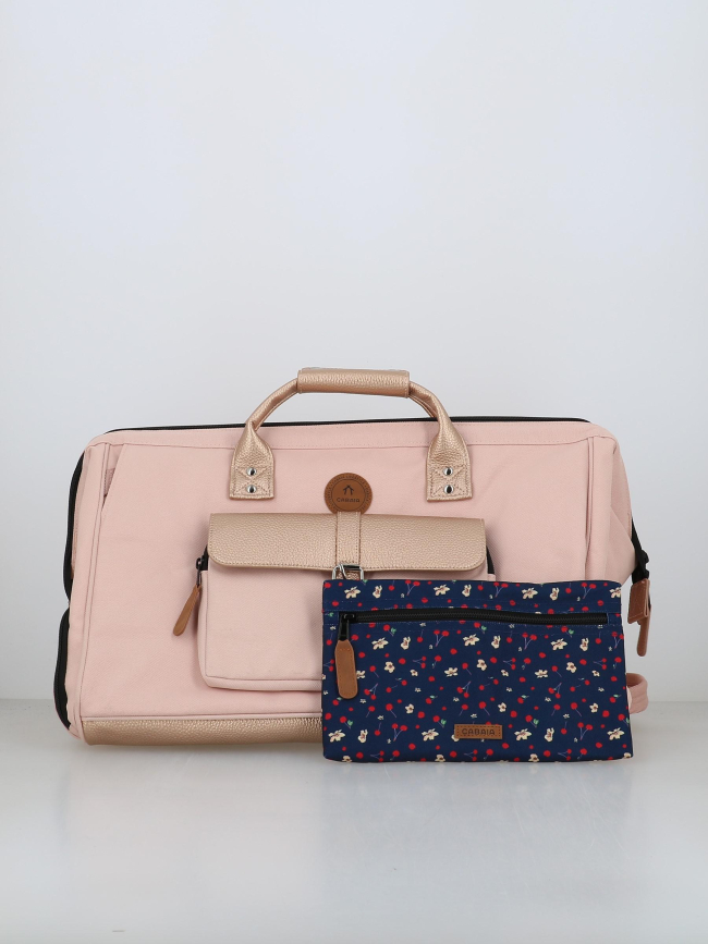 Sac de voyage duffle adventurer queretaro rose clair - Cabaïa