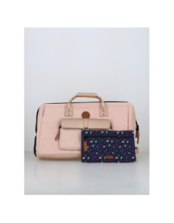 Sac de voyage duffle adventurer queretaro rose clair - Cabaïa