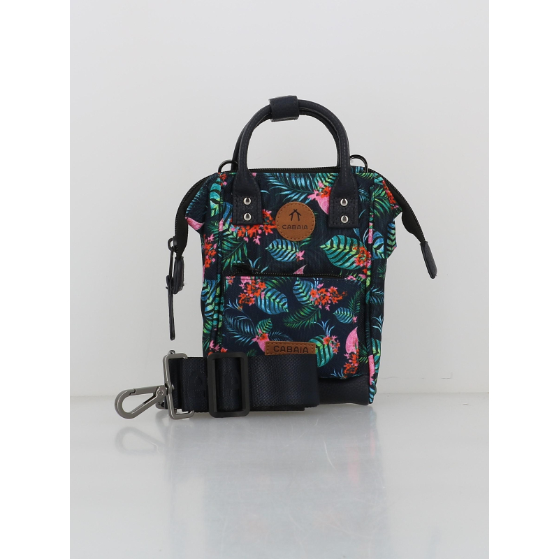 Sac bandoulière nano adventurer oran bleu marine femme - Cabaïa