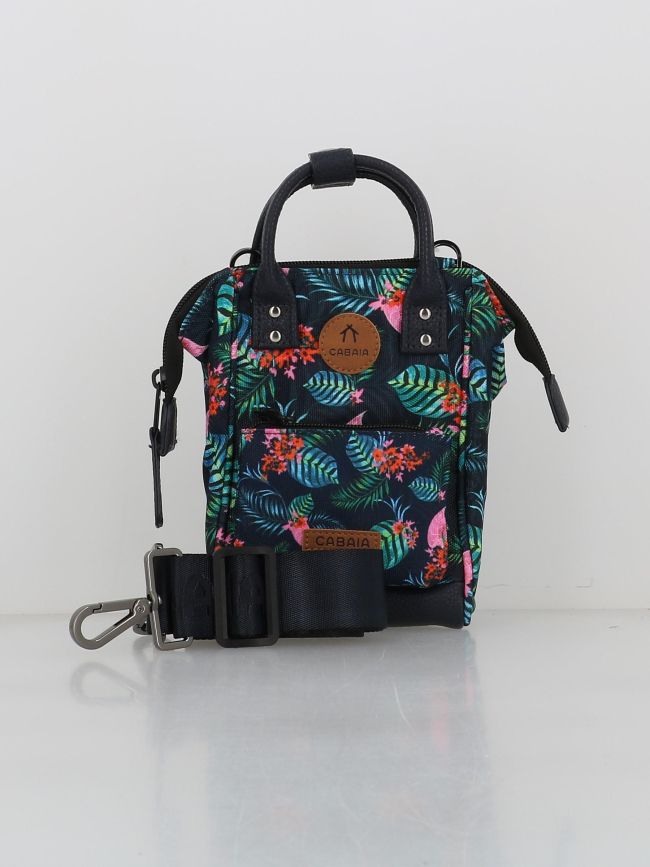 Sac bandoulière nano adventurer oran bleu marine femme - Cabaïa