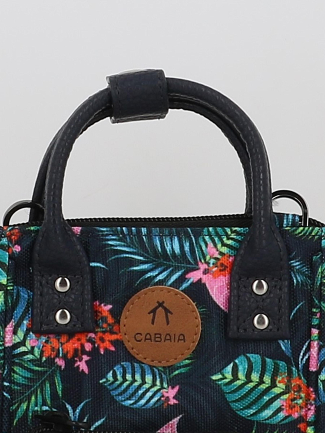 Sac bandoulière nano adventurer oran bleu marine femme - Cabaïa