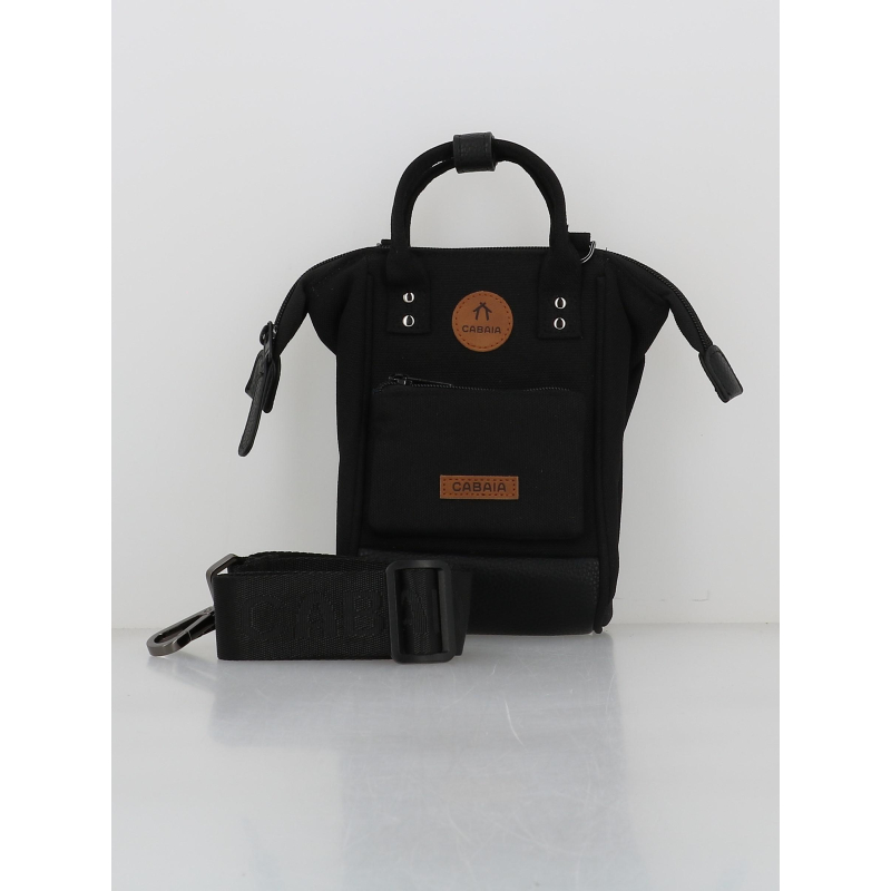 Sac bandoulière nano adventurer berlin noir femme - Cabaïa