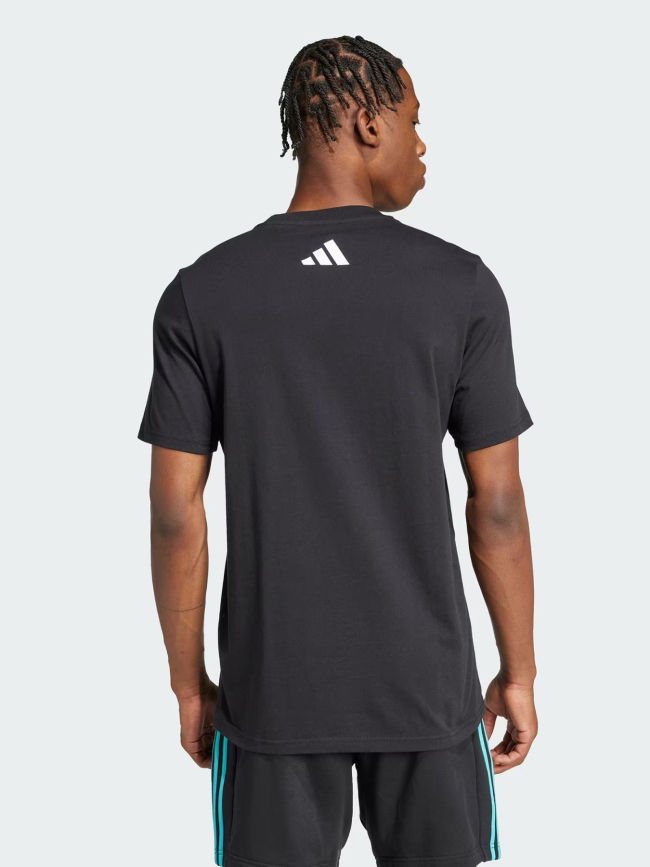 T-shirt à manches courtes mercedes gp noir homme - Adidas