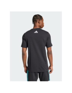 T-shirt à manches courtes mercedes gp noir homme - Adidas