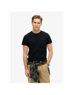 T-shirt à manches courtes vintage logo noir homme - Superdry