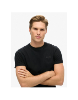 T-shirt à manches courtes vintage logo noir homme - Superdry