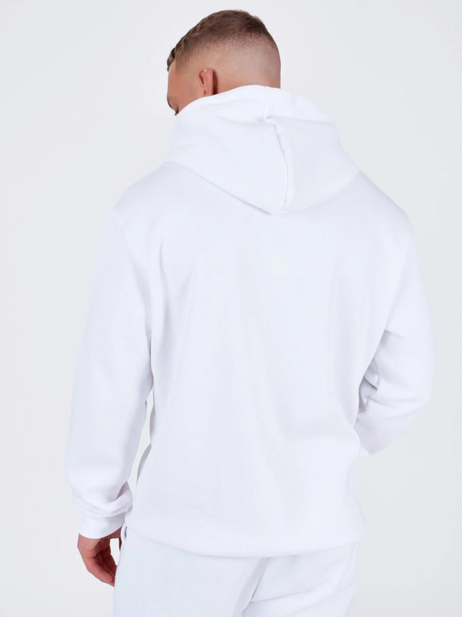 Sweat à capuche logo signature blanc - Project X Paris