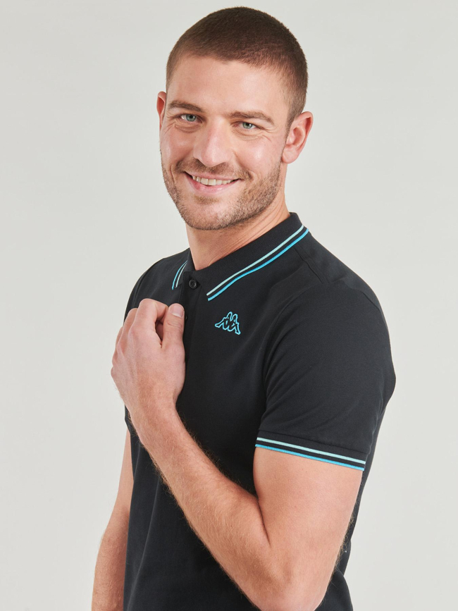 Polo slim fit ezio 2 noir homme - Kappa