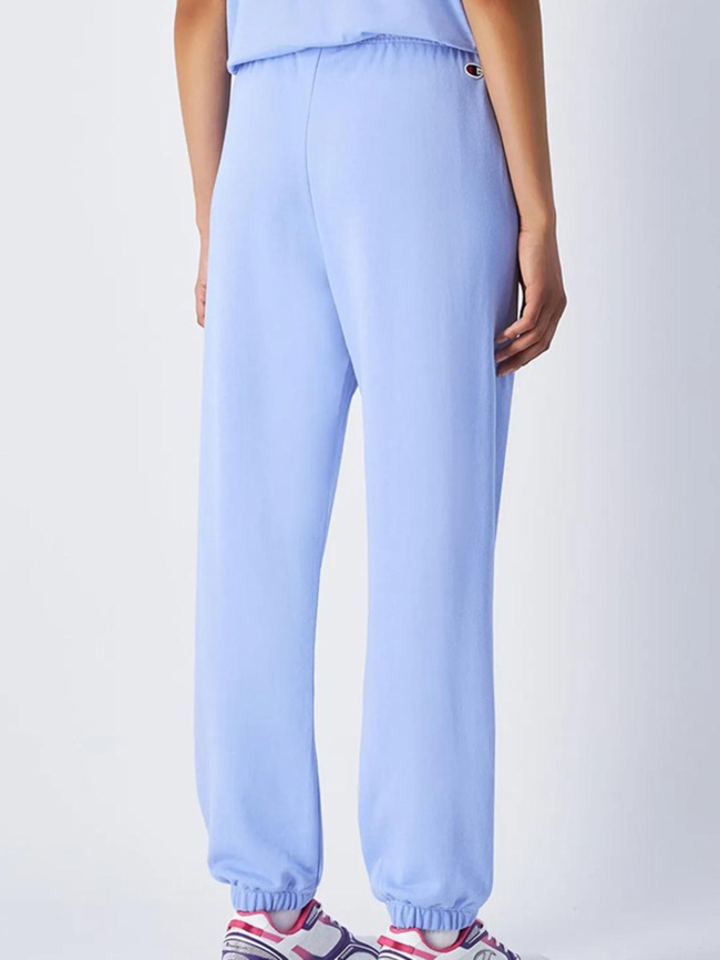 Pantalon jogging elastic cuff bleu femme - Champion