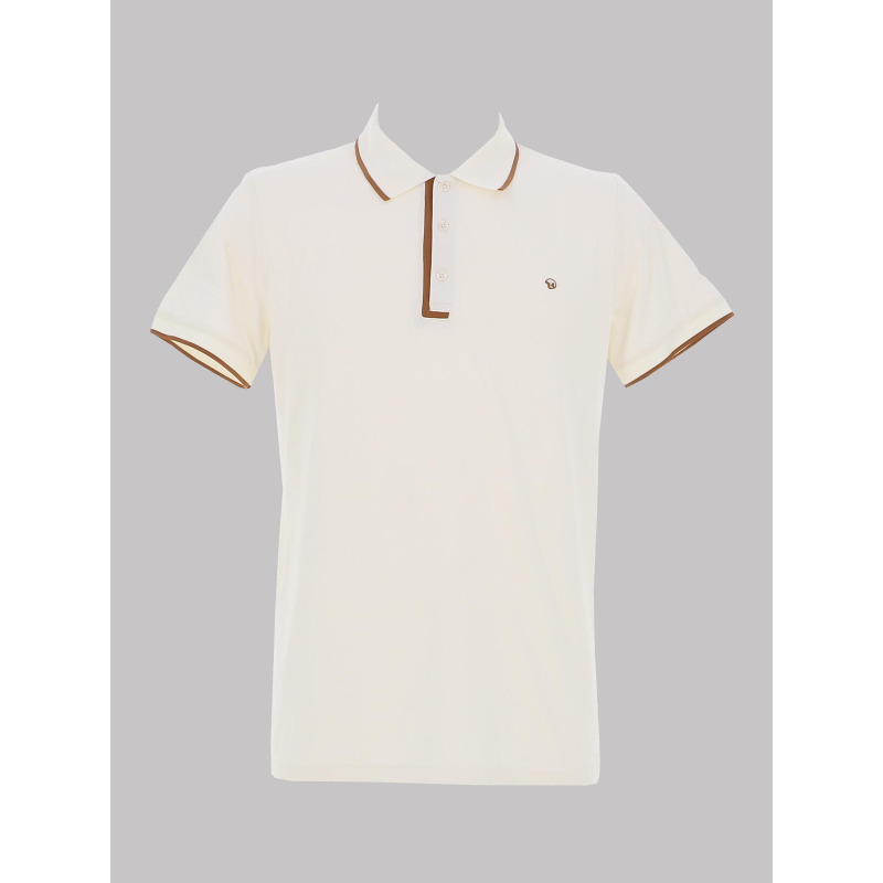 Polo à manches courtes gibson écru homme - Benson & Cherry