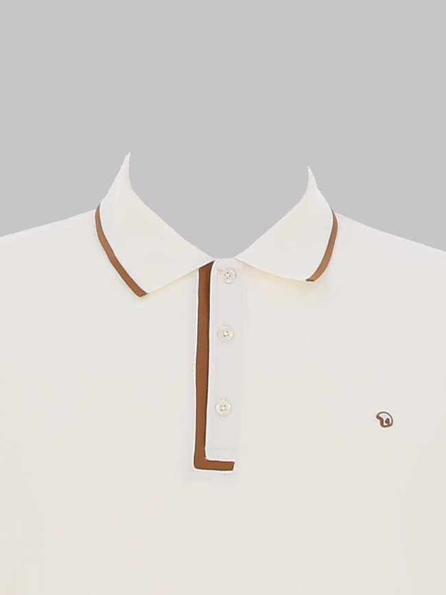 Polo à manches courtes gibson écru homme - Benson & Cherry