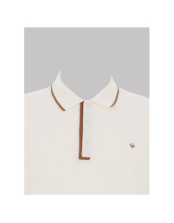 Polo à manches courtes gibson écru homme - Benson & Cherry