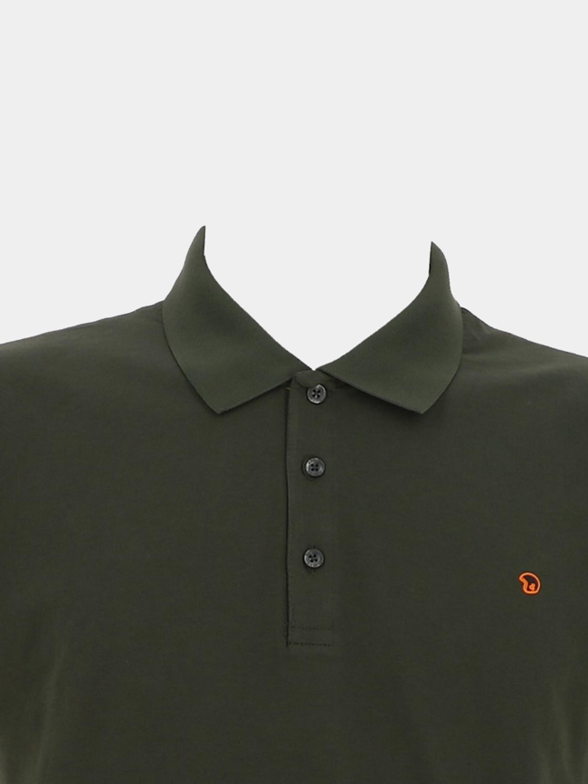 Polo stretch mc gracht kaki homme - Benson & Cherry