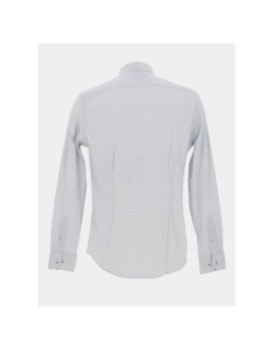 Chemise à motif lehan blanc homme - Benson & Cherry