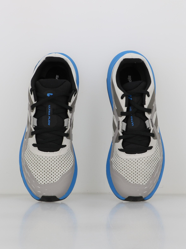 Chaussures de trail ultra flow gris bleu homme - Salomon