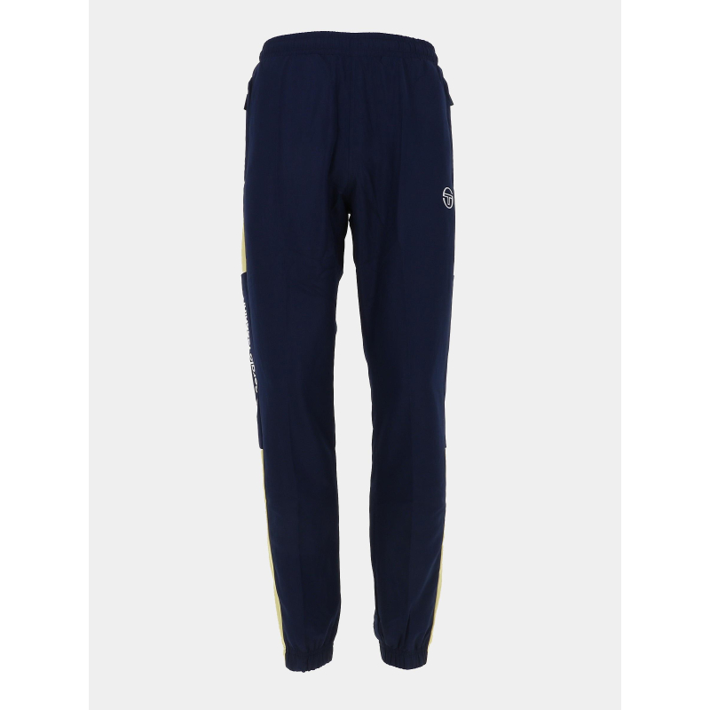 Pantalon jogging abita bleu jaune homme - Sergio Tacchini