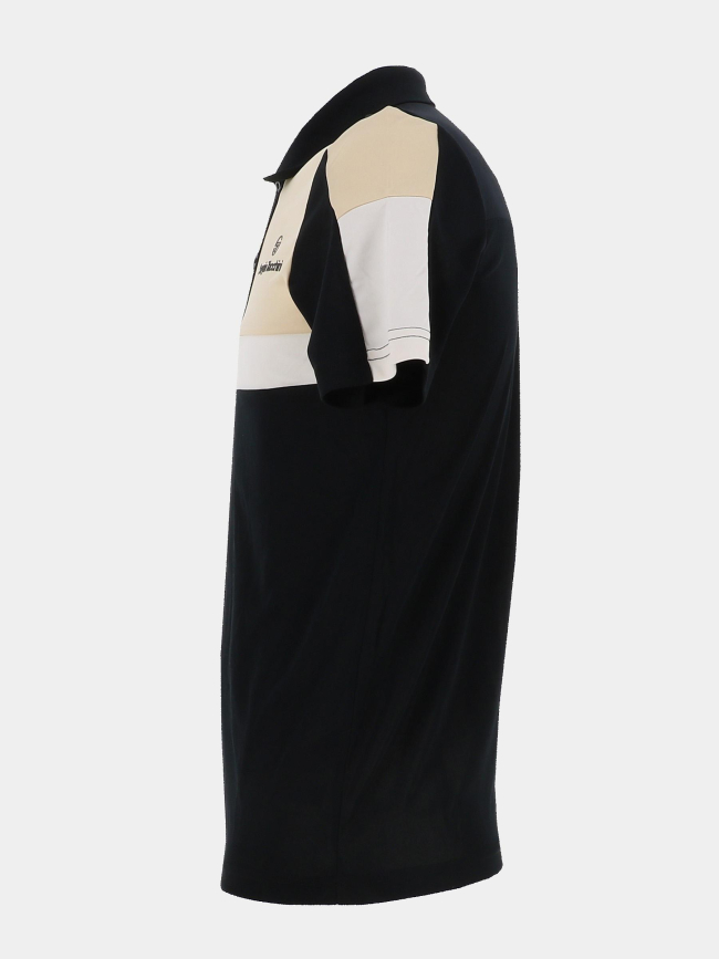 Polo manches courtes alata beige noir homme - Sergio Tacchini