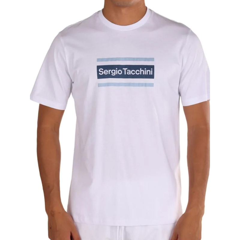 T-shirt à manches courtes lared blanc homme - Sergio Tacchini