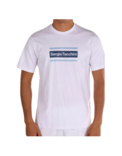 T-shirt à manches courtes lared blanc homme - Sergio Tacchini