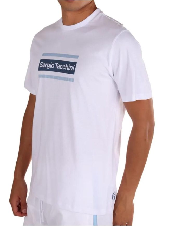 T-shirt à manches courtes lared blanc homme - Sergio Tacchini