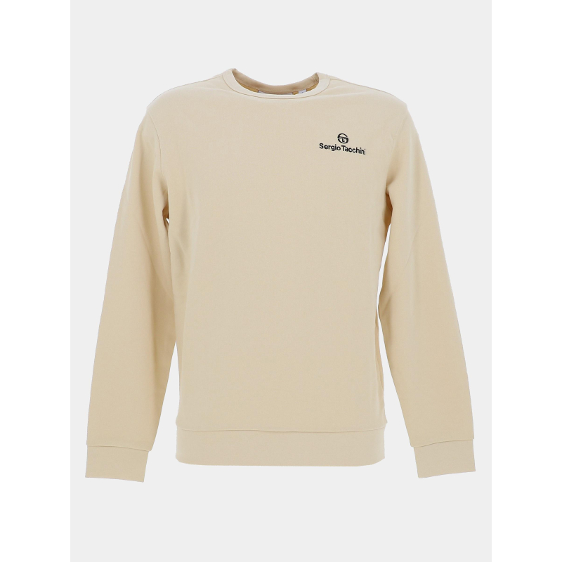 Sweat à col rond nawala écru homme - Sergio Tacchini