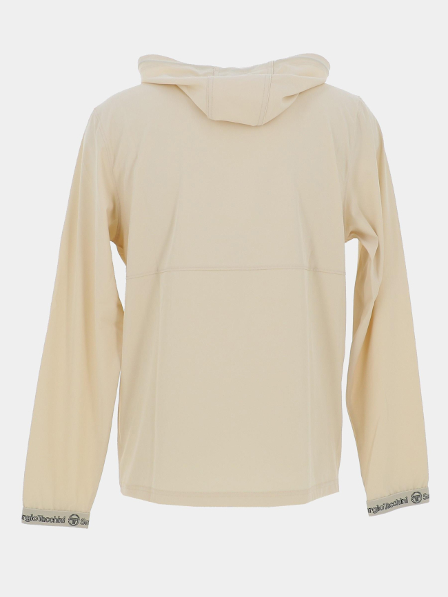 Veste de sport à capuche pelle beige homme - Sergio Tacchini