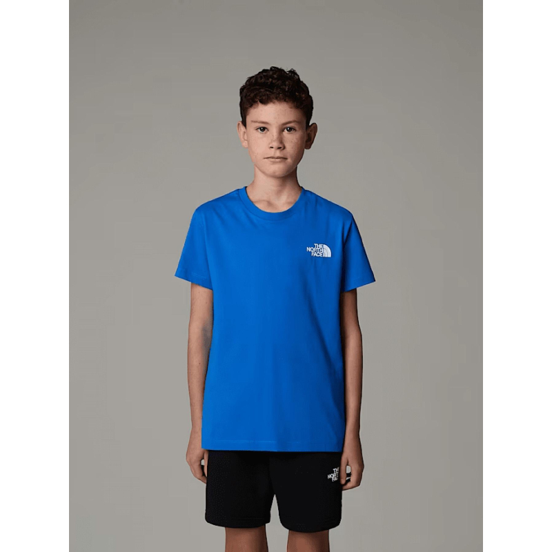 T-shirt box nse bleu garçon - The North Face