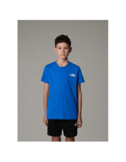 T-shirt box nse bleu garçon - The North Face