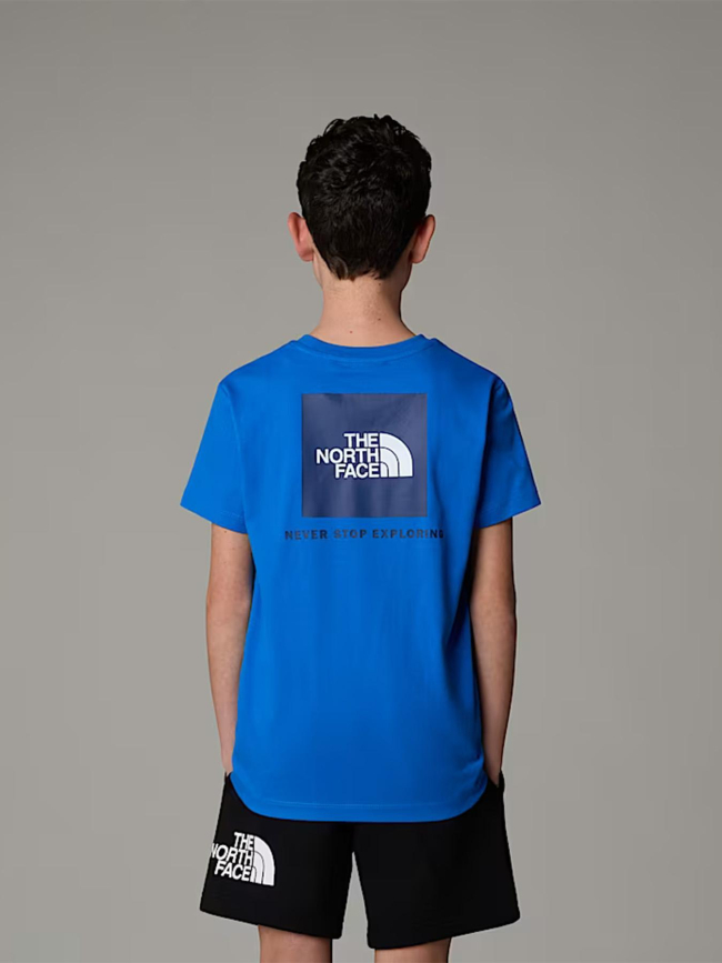 T-shirt box nse bleu garçon - The North Face