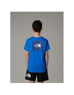 T-shirt box nse bleu garçon - The North Face