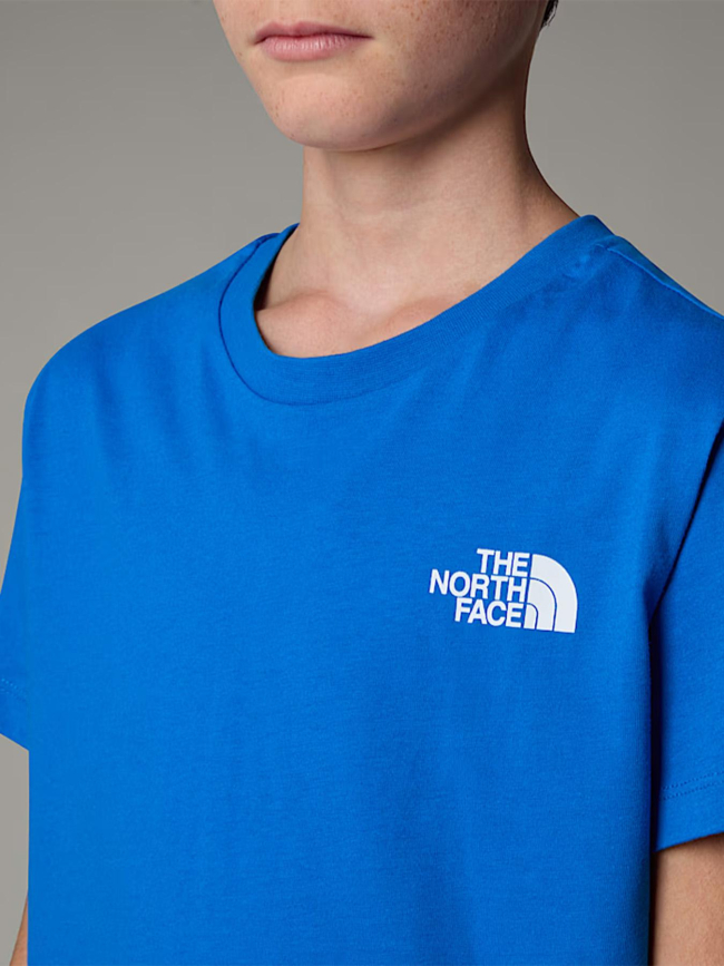 T-shirt box nse bleu garçon - The North Face
