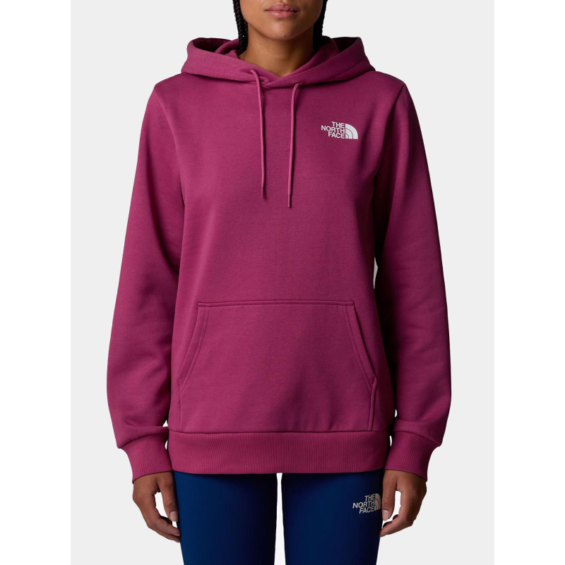 Sweat à capuche simple dome violet femme - The North Face