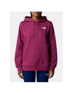 Sweat à capuche simple dome violet femme - The North Face