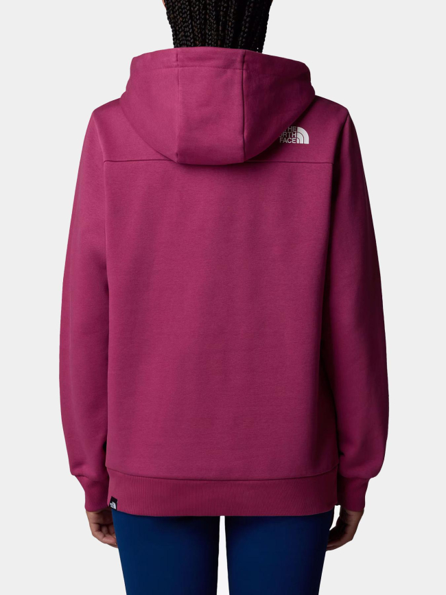 Sweat à capuche simple dome violet femme - The North Face