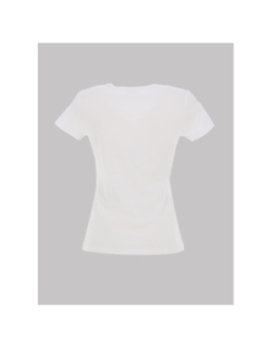 T-shirt logo à sequins blanc femme - Salsa