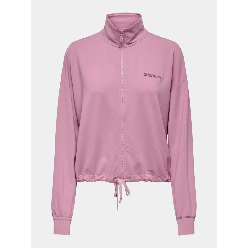 Veste de sport zippée onpfrei life rose femme - Only