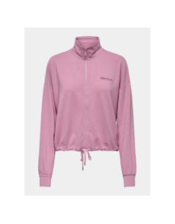 Veste de sport zippée onpfrei life rose femme - Only