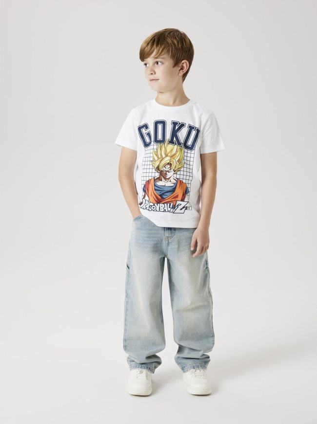 T-shirt à manches courtes dbz goku ssj blanc garçon - Name It