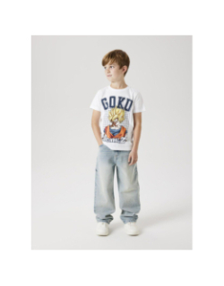 T-shirt à manches courtes dbz goku ssj blanc garçon - Name It