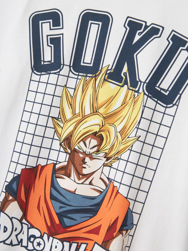T-shirt à manches courtes dbz goku ssj blanc garçon - Name It