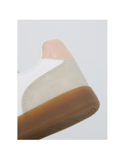 Baskets à scratch palma blanc femme - Le Temps Des Cerises