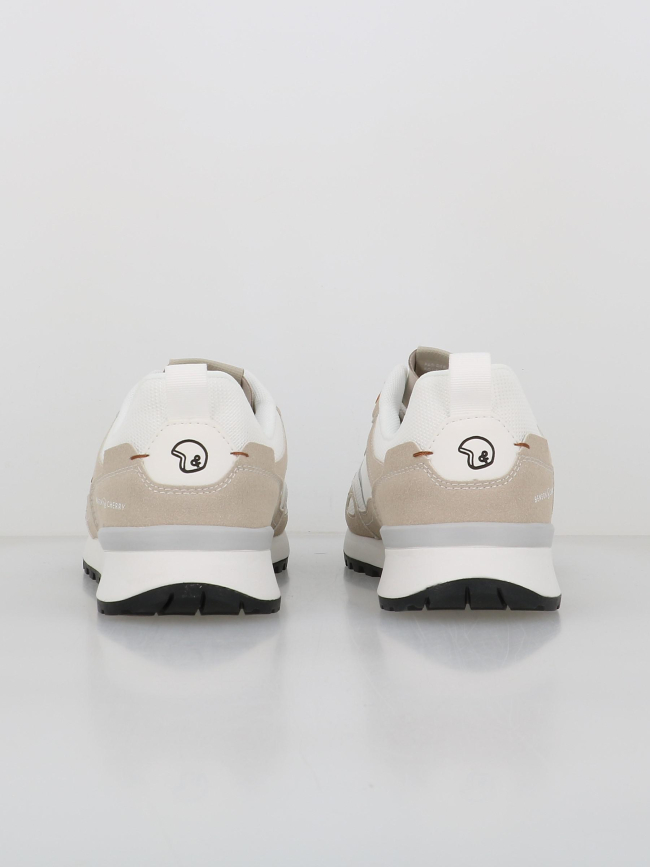 Baskets dielle blanc beige homme - Benson & Cherry