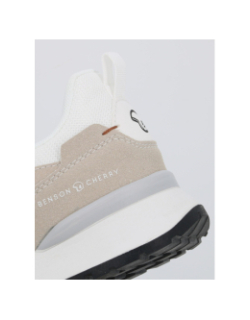 Baskets dielle blanc beige homme - Benson & Cherry