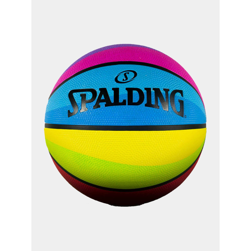Ballon de basketball t5 arc en ciel multicolore - Spalding