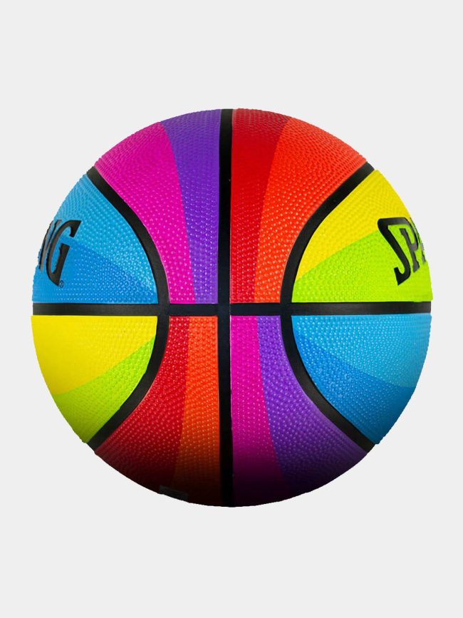 Ballon de basketball t5 arc en ciel multicolore - Spalding