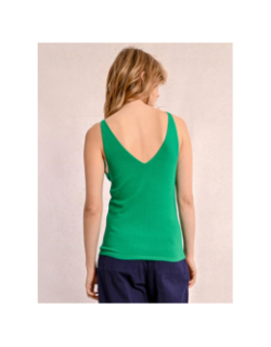 Débardeur en maille uni vert femme - Molly Bracken