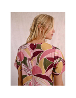 Robe droite courte imprimée multicolore femme - Molly Bracken