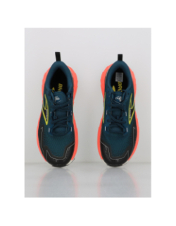 Chaussures de trail cascadia 18 bleu noir rose homme - Brooks